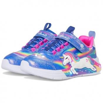 Tênis Infantil Skechers S-Lights: Unicorn Chaser Azul 34