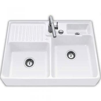 Villeroy & Boch Stone White Doppelbecken Spüle