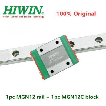 Guidage linéaire Hiwin MGN12 300 mm – Rail MGNR12 + Bloc CNC MGN12C