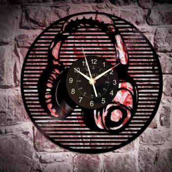 Vintage Vinyl Clock LED
