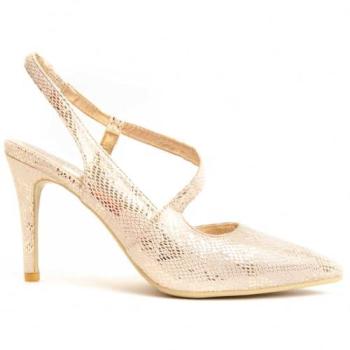 Viva II Monte Vita Gold High Heel for Women (41)