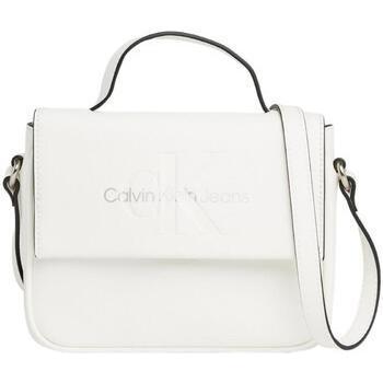 Calvin Klein White 19 cm Sculpted Handbag for Women (One Size)