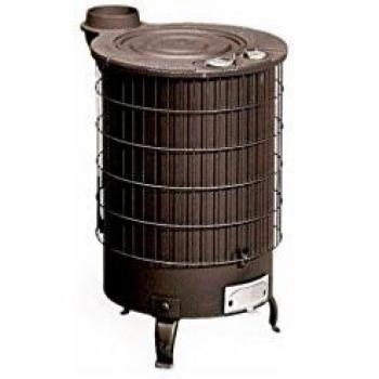 Estufa mixta Nº4 Theca pintura negra 15,0 kW 68,0 x 43