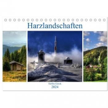 Tischkalender 2024 Harz Landschaften DIN A5 quer