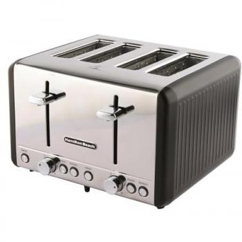 Black Horizon 4‑Slice Espresso Toaster (Hamilton Beach)