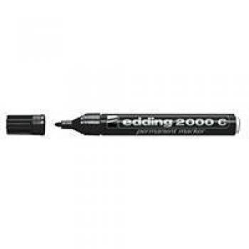 Edding 2000C Permanent Marker Pen, 1.5-3mm Bullet Nib, All Colours, Box 10