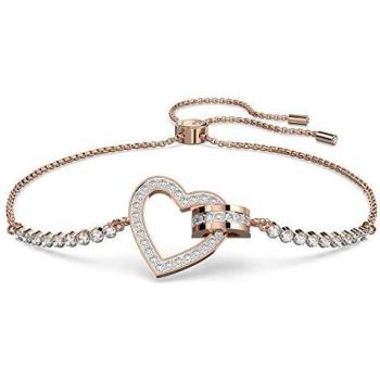 Swarovski braccialetto da donna collezione lovely placcato in oro rosa 5636443