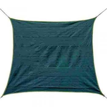 Cadre d’Ombre Crème 3 x 3 m Polyéthylène Résistant aux Rayons UV