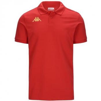 Herren Polo Kappa Gastio Rot 4XL