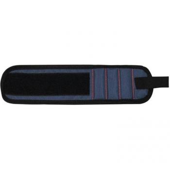 Black Adjustable Magnetic Wrist Strap for Tools