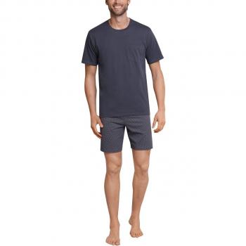 Schiesser Herren Schlafhose Kurz – Ebony 54