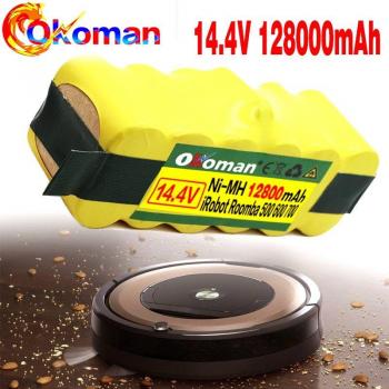 High Capacity 12800mAh 14.4V Battery for iRobot Roomba 800 Series