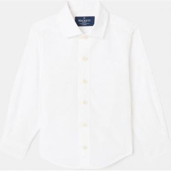 Camisa de Niño en Algodón Blanco para Eventos