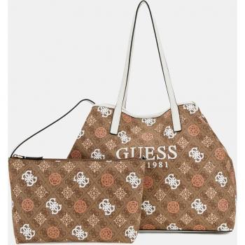 Sac à provisions Guess Vikky II marron vieux rose pour femme