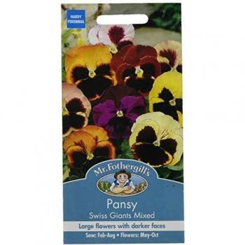 Mr. Fothergill's Swiss Giants Pansy Seeds