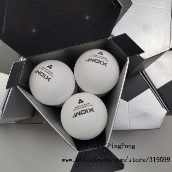 Balle 3 Étoiles Xiom, 40 mm, Plastique, Blanc, Homologuée ITTF