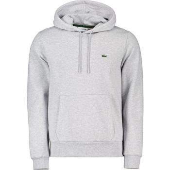 Men's Lacoste Overhead Hoodie in Grey, Size: 40/Regular