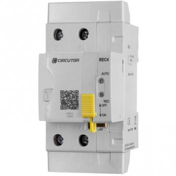 Riarmo Automatico Interruttore Differenziale REC4 2P‑40‑30 – Bianco