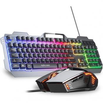 Ensemble clavier-souris rétroéclairé pour PC et portable