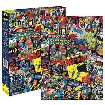 Batman 1000-Piece Retro Collage Puzzle