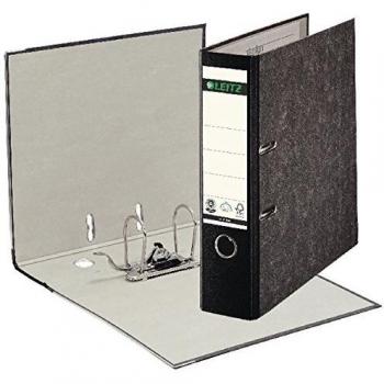 Leitz A4 Lever Arch File Black 80mm Spine Pack of 10