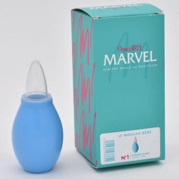 Marvel Mouche bébé poire en silicone pour aspirer le mucus du nez des nourrissons