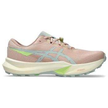 Asics Trailrunning „Fuji Lite 6“ – Frauenmodell, grau/rot, Größe 42
