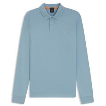 Polo BOSS Slim Fit Gris pour Homme