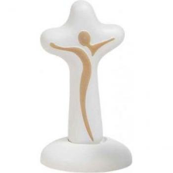 Croce di sostegno con base staccabile ad attrazione magnetica, altezza 13 cm