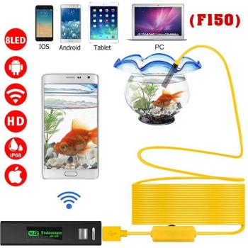 8mm Hard Cable Inspection Camera for IOS and Android