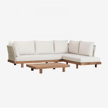 Ensemble de Jardin Dailin en Bois d'Acacia et Aluminium