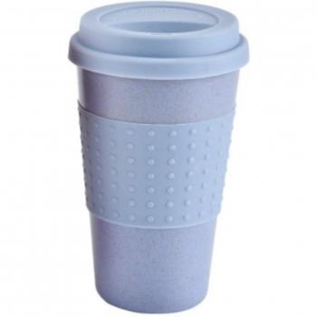 Taza de café portátil ecológica con tapa