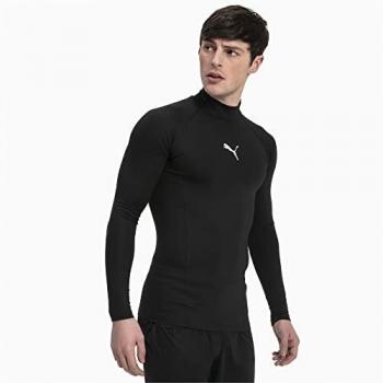 Puma Maglia Termica Uomini LIGA Baselayer Tee Nero XXL
