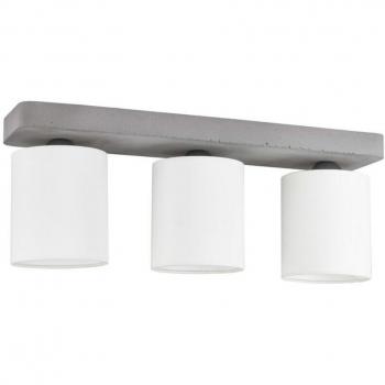 Caledonia Lampada da soffitto Grigio Cemento 13,5x55x21 cm
