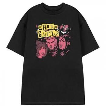 T-shirt Scooby Doo Hex Girls en Noir Punk