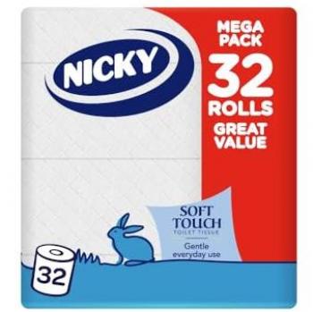 Pure Comfort 2‑Ply White Tissue