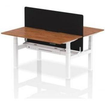 Height‑Adjustable Air Back‑to‑Back Bench Desk, 1600 × 800, Dual Seating