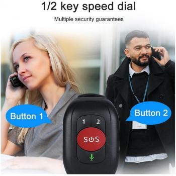 Alarme de secours 4G GPS + surveillance cardiaque – Bracelet Montre
