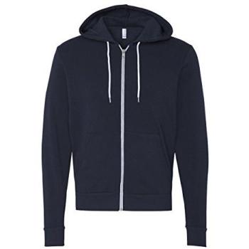 Men’s Canvas Unisex Zip‑Up Polycotton Fleece Jacket