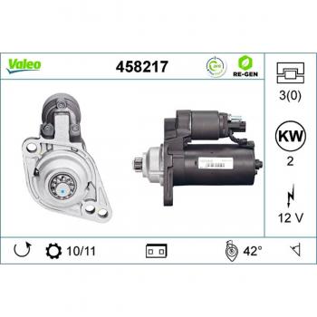 Avviatore Valeo 458217 Seat Ibiza