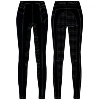 Pantalon de jumenterie haute compression – Catago Troy – Noir – XS