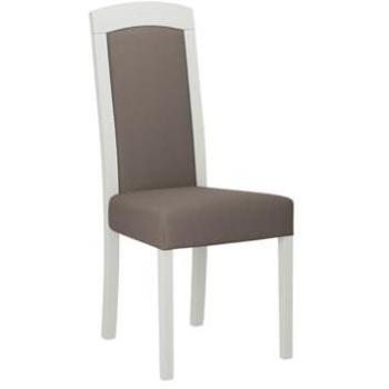 Sedia Victorville 345, Bianco, 96x45x41cm, Rivestita in Tessuto, Legno