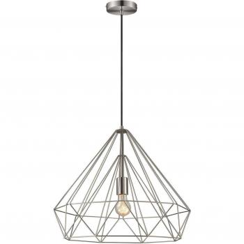 Lumière Suspendue 1× Nickel Satiné TELFORD