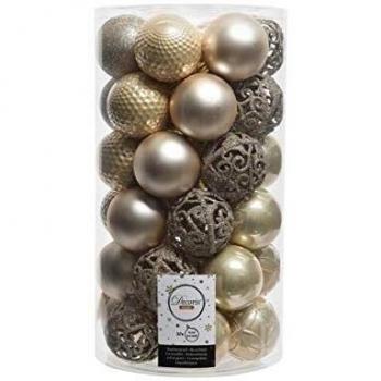 Kaemingk Weihnachtskugeln Ø 6 cm, 37 Stück perle
