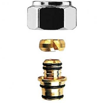 Raccordo a compressione per tubo multistrato 14x2 mm