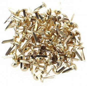 100 Pcs Round Brads for Crafting