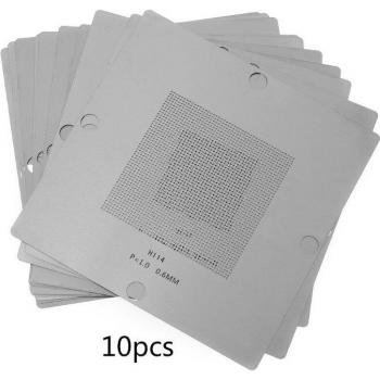 Plantilla BGA 90x90mm 27 Piezas de Acero X3UD