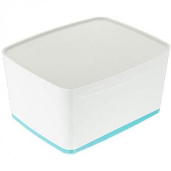 Leitz MyBox Utensilienbox, DIN A4, weiß/eisblau