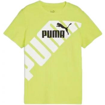 Puma Power Tee Color Amarillo para Niños
