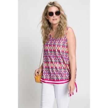 Ulla Popken Women's Plus Size Graphic Print Tank